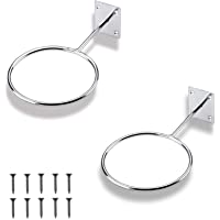 Los mejores  - Soporte de Pared para Balones de Exhibición 2 Pcs Soporte de Balones con Tornillos de Baloncesto Fútbol Voleibol…